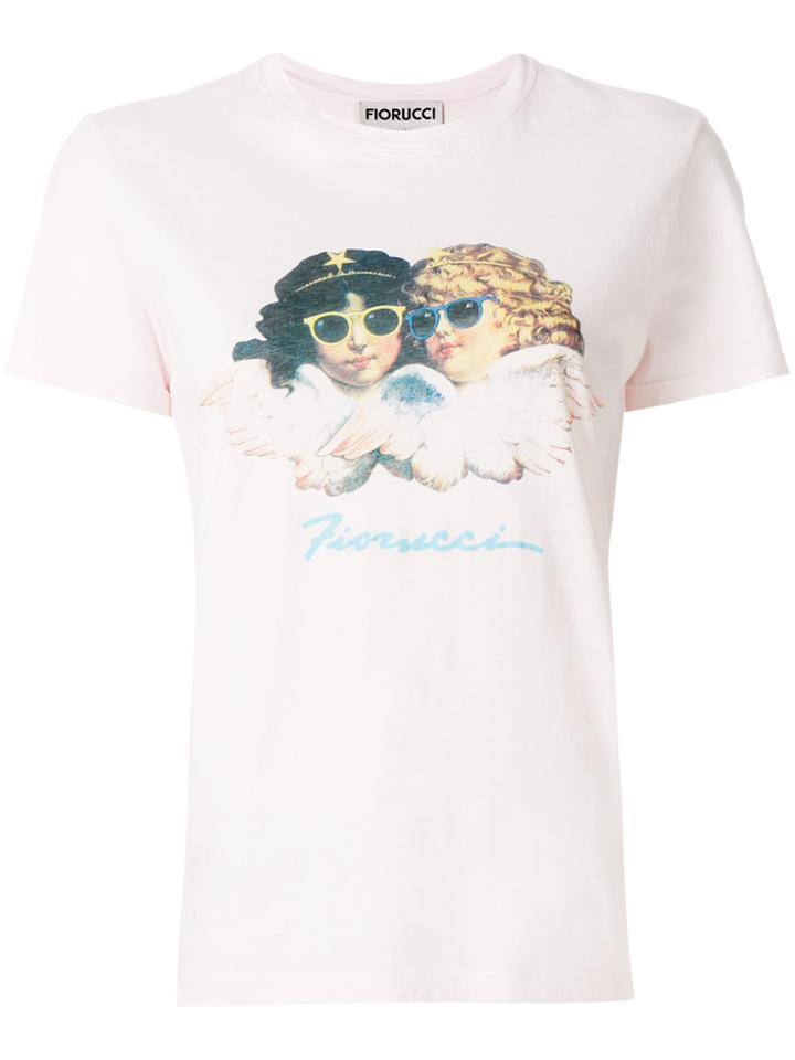 Fiorucci Vintage Angels T-shirt - Pink & Purple