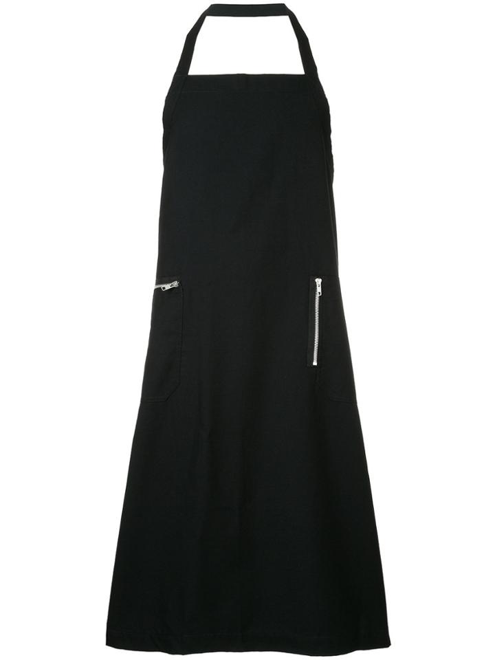 Comme Des Garçons Vintage Zipped Detail Apron - Black
