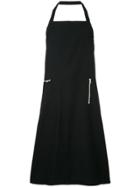 Comme Des Garçons Vintage Zipped Detail Apron - Black