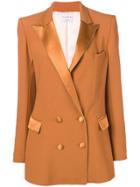 Hebe Studio Classic Double-breasted Blazer - Orange