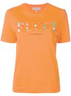 Emilio Pucci Logo T-shirt - Orange