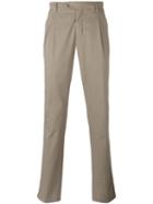 Aspesi - Xino 2 Pinces Trousers - Men - Cotton - 46, Grey, Cotton