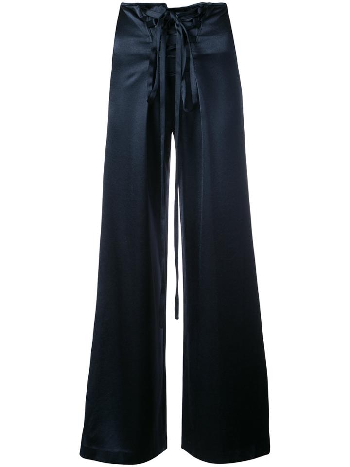 Derek Lam 10 Crosby Lace-up Sailor Pant - Blue