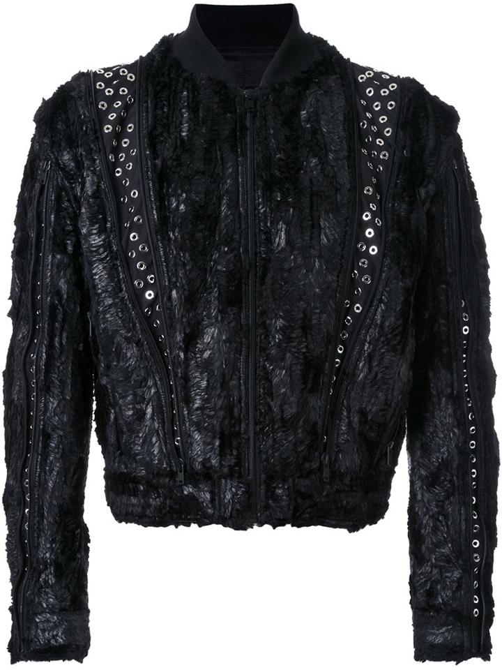 Maison Margiela Textured Cropped Jacket