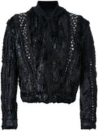 Maison Margiela Textured Cropped Jacket
