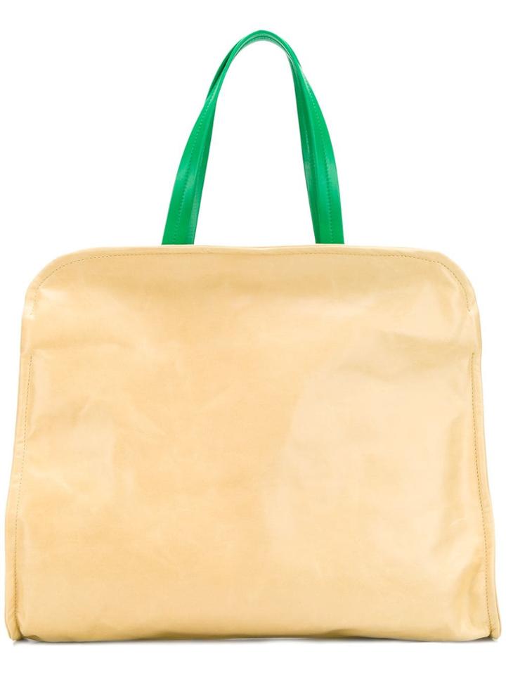 Marni Large Shopping Tote - Neutrals