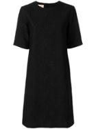 Marni Textured Shift Dress - Black