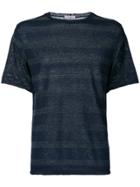 Paolo Pecora Striped T-shirt - Blue