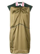 Carven Keyhole Detail Dress - Green