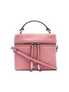 Miu Miu Pink Top Handle Mini Leather Bucket Bag