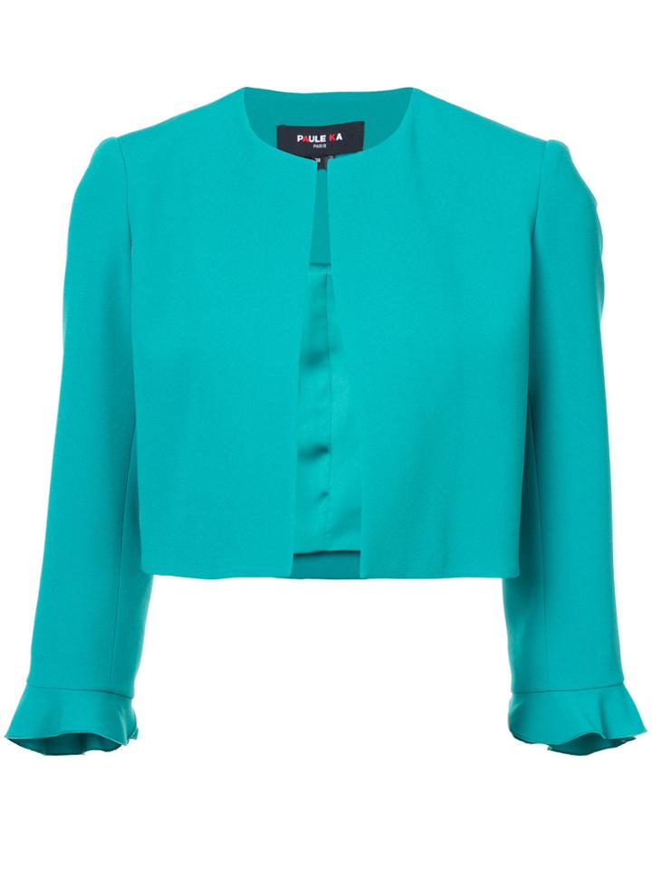 Paule Ka Flared Sleeve Jacket - Green