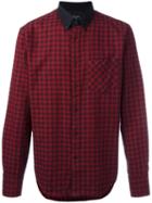 Rag & Bone Checked Shirt, Men's, Size: Small, Black, Cotton