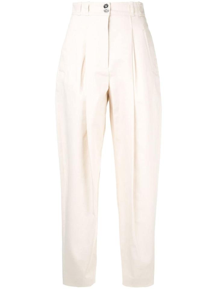 Giambattista Valli High Waisted Trousers - Neutrals