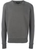 Ann Demeulemeester Blanche Floral Back Print Sweatshirt