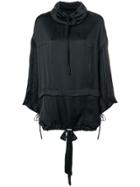 Irina Schrotter Pleated Sleeve Blouse - Black