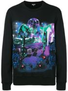 Lanvin Planet Scene Print Sweatshirt - Black