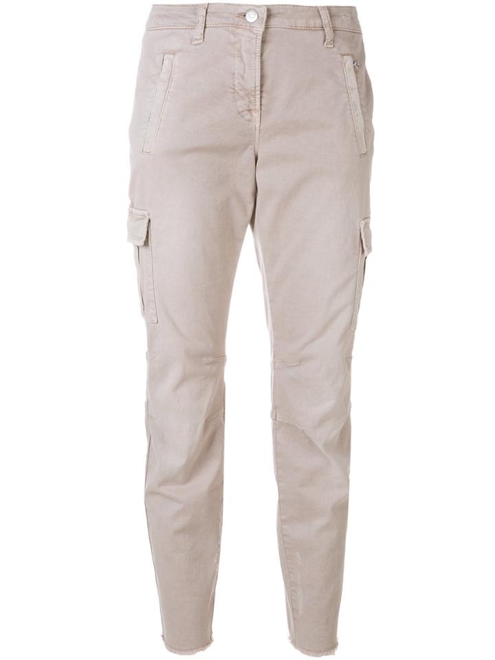 Cambio Casual Cargo Trousers - Nude & Neutrals