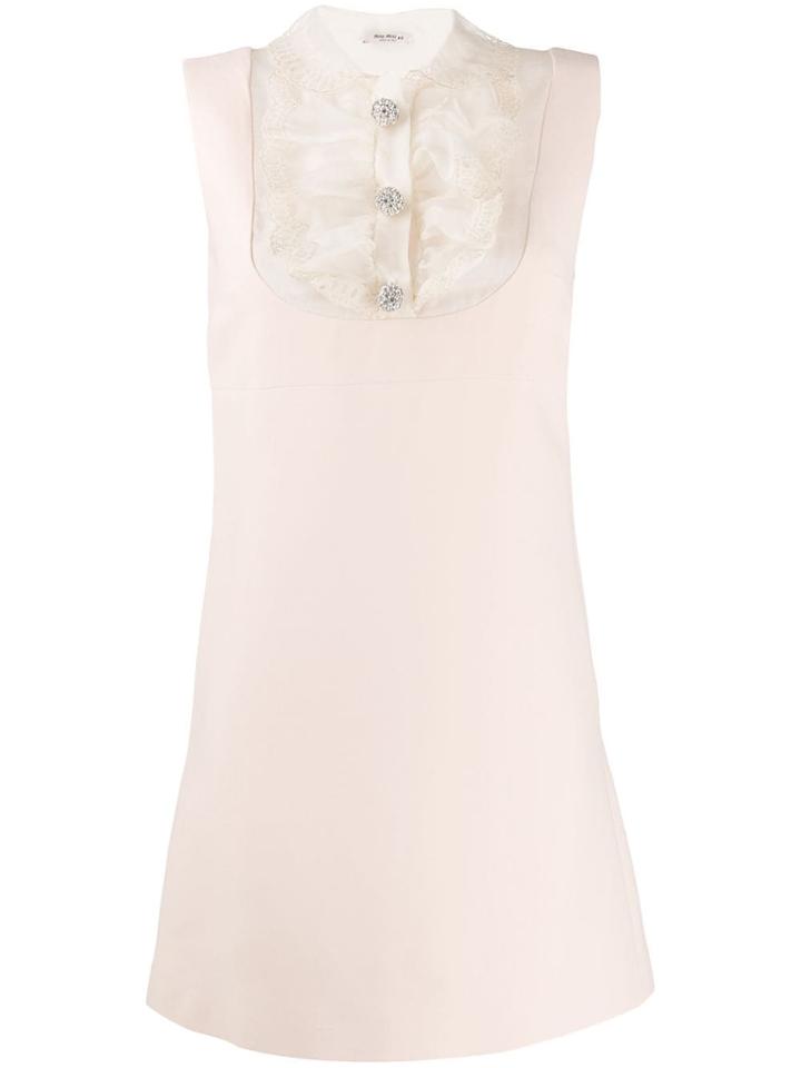 Miu Miu Sleeveless Shirt Dress - Pink