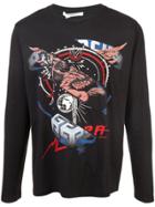 Givenchy Patchwork Longsleeved T-shirt - Black