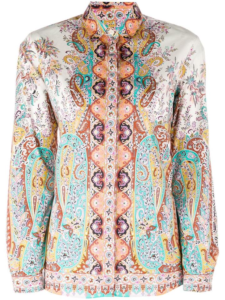 Etro Paisley Print Shirt - Nude & Neutrals