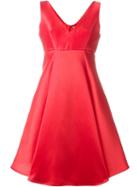P.a.r.o.s.h. 'pulp' Flared Dress, Women's, Size: Large, Red, Acetate/viscose/polyester/silk