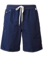 Polo Ralph Lauren Plain Swim Shorts, Men's, Size: Large, Blue, Nylon/polyester