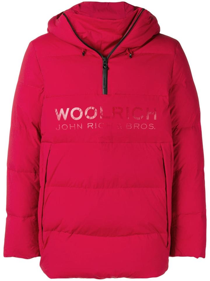 Woolrich Loose Padded Jacket - Red