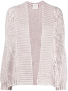 Forte Forte Egg-shaped Knitted Cardigan - Purple