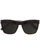 Saint Laurent Eyewear 'sl 137 Devon 002' Sunglasses - Brown