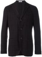 Boglioli Welt Pockets Plaid Blazer, Men's, Size: 52, Pink/purple, Wool/polyamide/silk/cupro