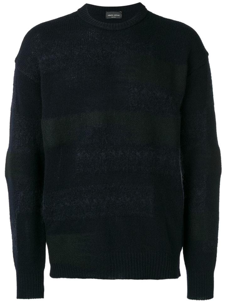 Roberto Collina Textured Sweater - Black
