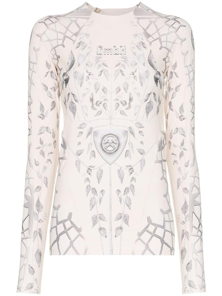 Gmbh Printed Long Sleeve Top - Neutrals