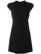 Theory Belted Mini Dress - Black