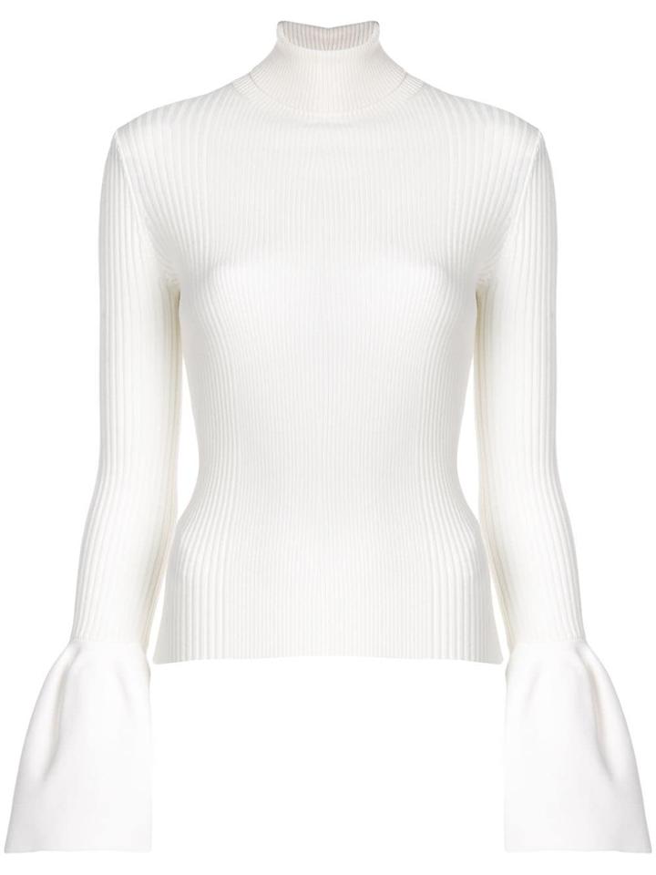 Alexander Wang Ribbed Turtleneck Top - White