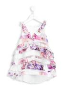 Roberto Cavalli Kids Tiered Floral Dress, Girl's, Size: 6 Yrs