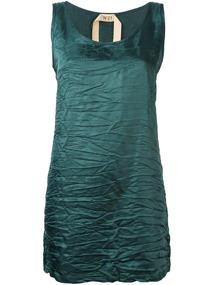 No21 Long Tank, Women's, Size: 38, Green, Viscose