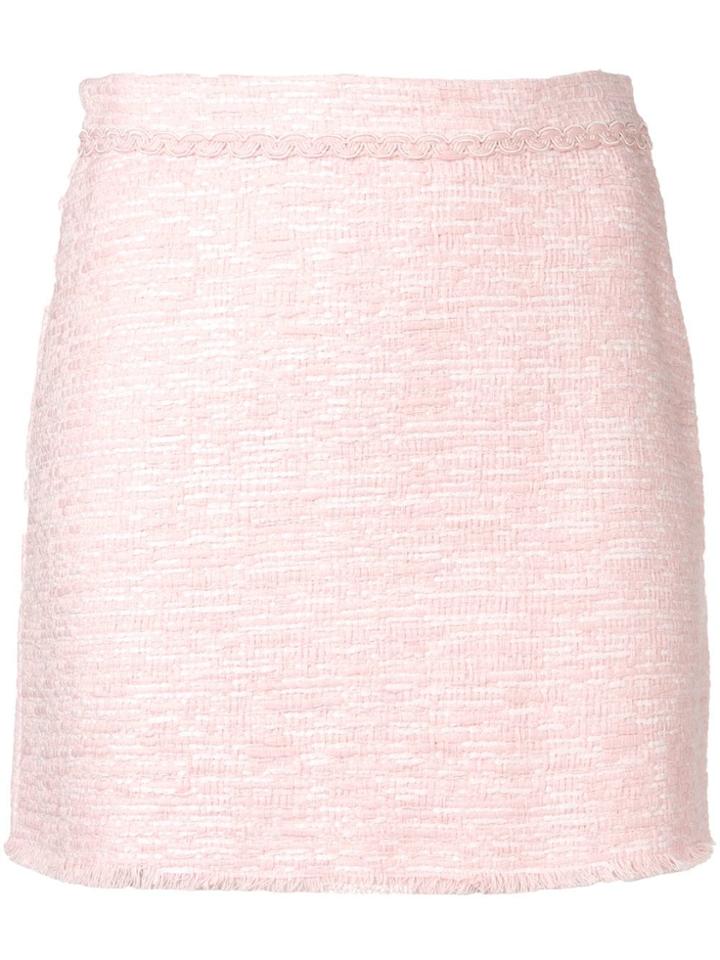 Ermanno Scervino Tweed Mini Skirt - Pink
