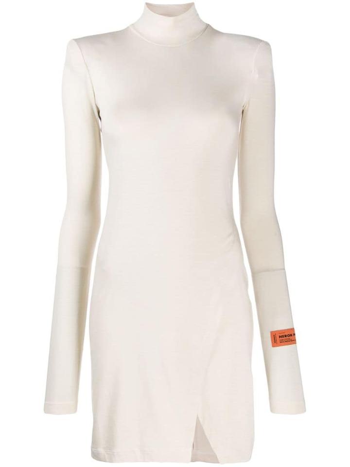 Heron Preston Structured Shoulder Dress - Neutrals