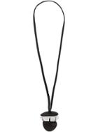Monies Trim-layer Oversized Pendant Necklace - Black