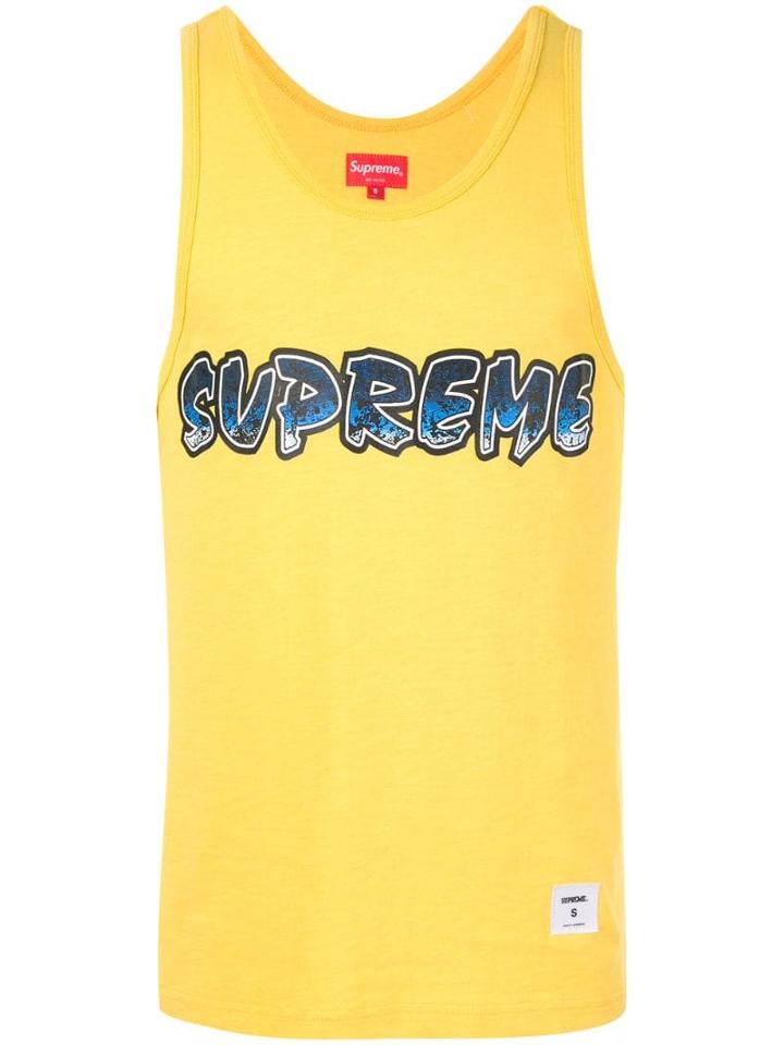 Supreme Splatter Tank Top - Yellow