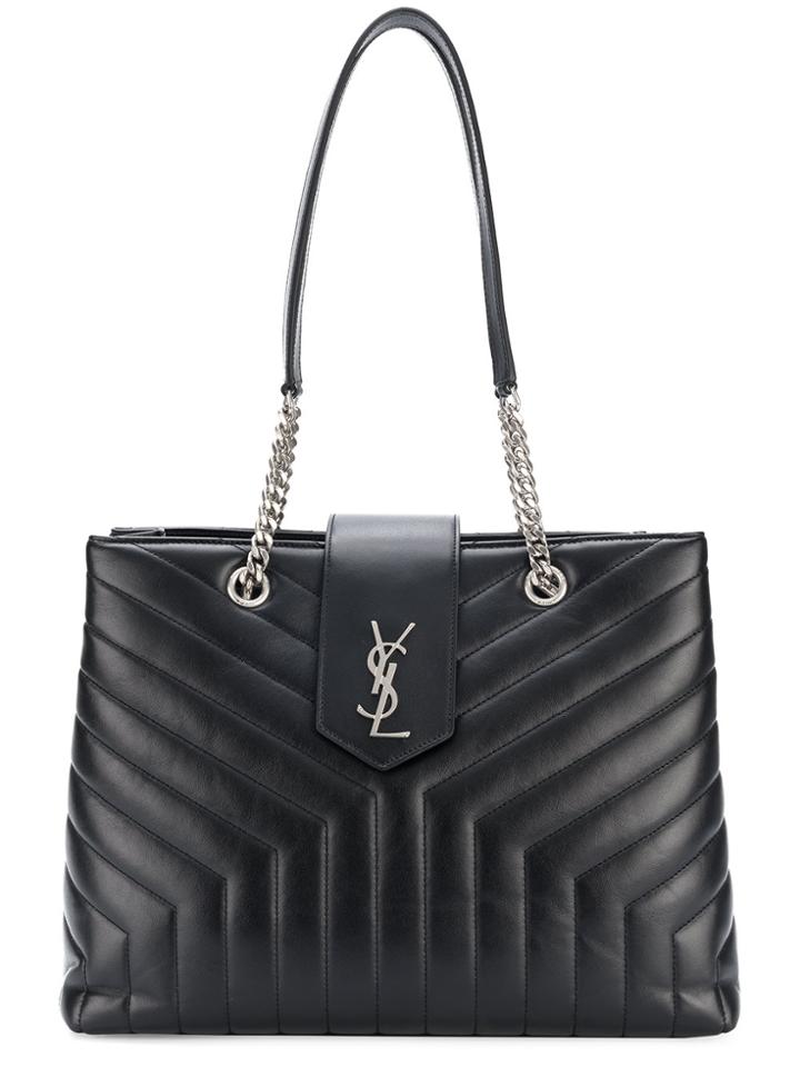 Saint Laurent Lou Lou Shopper Bag - Black