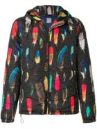 Paul Smith Feather Print Padded Jacket - Black