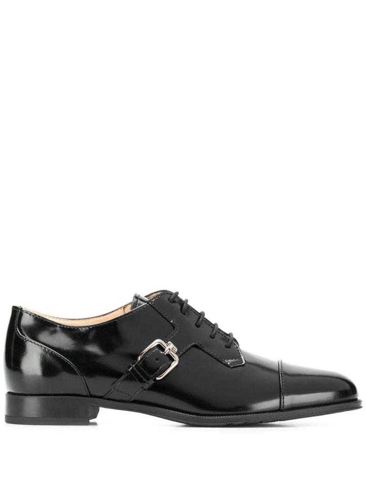 Tod's Buckle Detail Brogues - Black