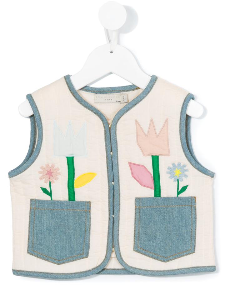 Stella Mccartney Kids - Twister Waistcoat - Kids - Cotton - 4 Yrs, Toddler Girl's, Nude/neutrals