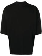 Jil Sander Oversized Plain T-shirt - Black