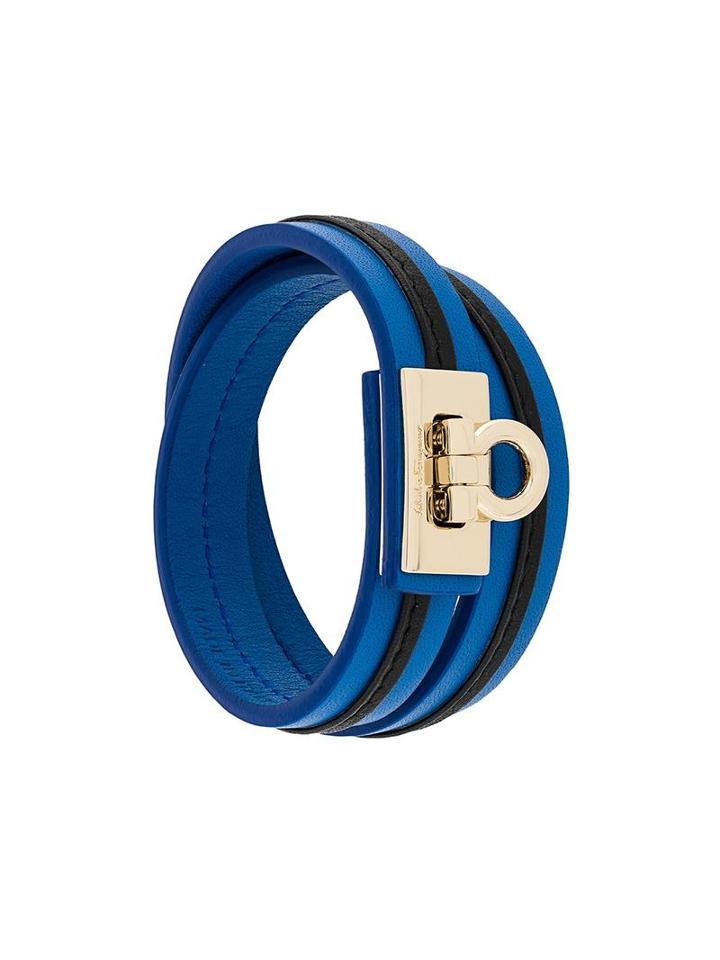 Salvatore Ferragamo Gancio Bracelet, Women's, Blue
