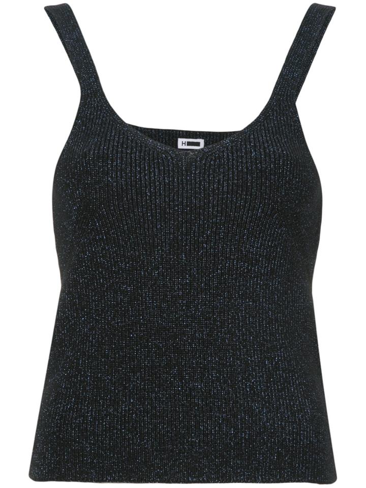 H Beauty & Youth Sleeveless Knitted Vest - Pink & Purple