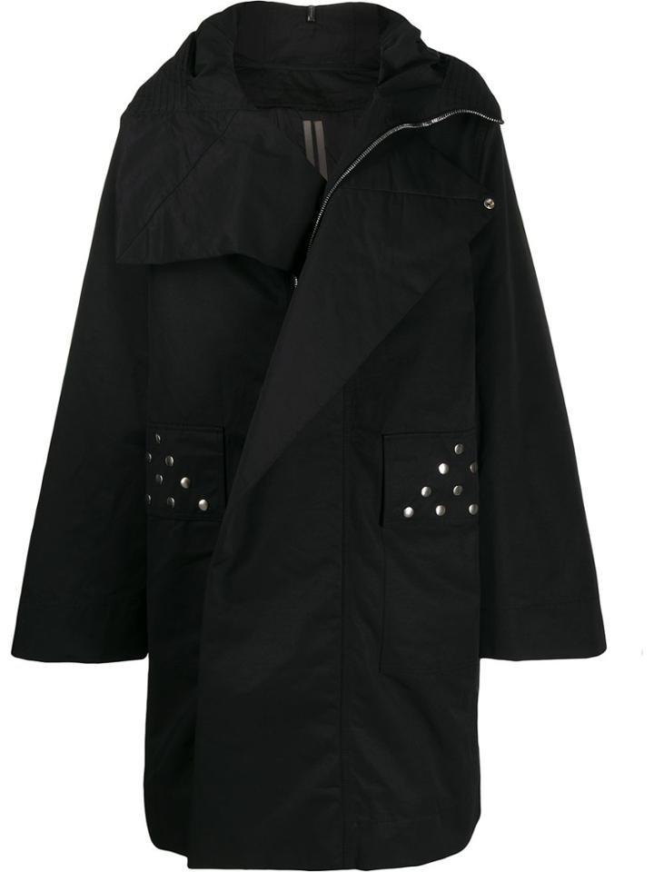 Rick Owens Drkshdw Sisy Oversized Stud-embellished Parka - Black