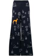 Loewe Greyhound Wide-leg Trousers - Blue