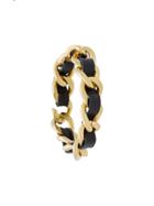Chanel Vintage Threaded Chain Bracelet - Black